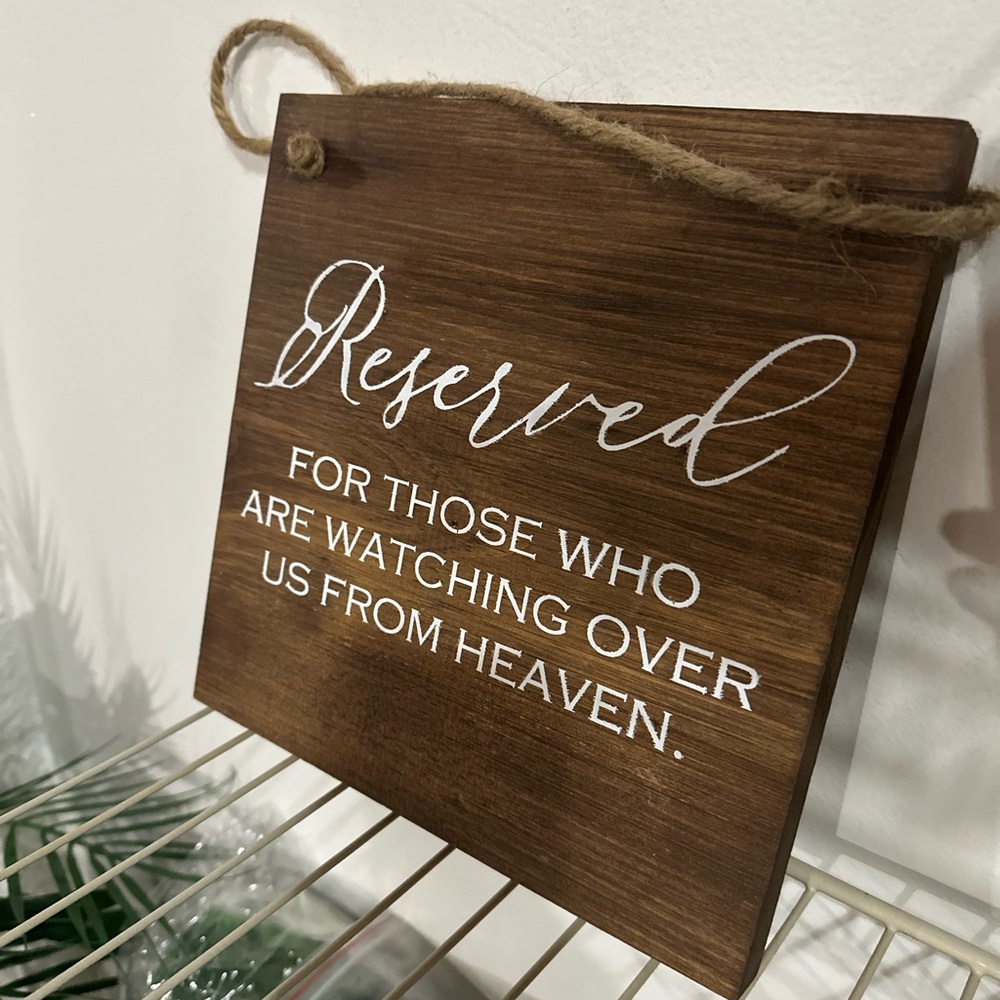 Wooden Wedding Sign
